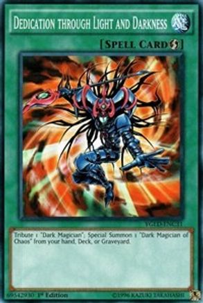 Dedication through Light and Darkness (YGLD-ENC31) - King of Games: Yugi's Legendary Decks Unlimited