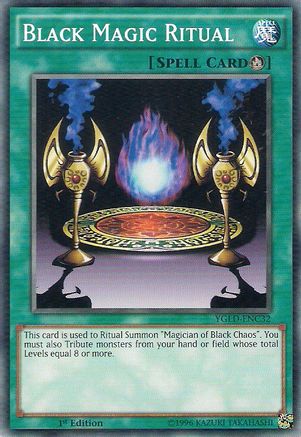 Black Magic Ritual (YGLD-ENC32) - King of Games: Yugi's Legendary Decks 1st Edition