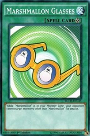 Marshmallon Glasses (YGLD-ENC35) - King of Games: Yugi's Legendary Decks Unlimited