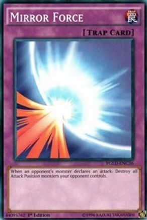 Mirror Force (C) (YGLD-ENC36) - King of Games: Yugi's Legendary Decks 1st Edition