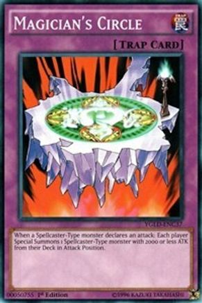 Magician's Circle (YGLD-ENC37) - King of Games: Yugi's Legendary Decks 1st Edition