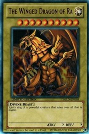 The Winged Dragon of Ra (YGLD-ENG03) - King of Games: Yugi's Legendary Decks Limited