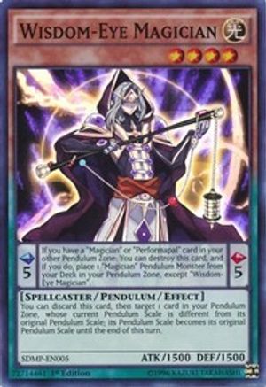 Wisdom-Eye Magician (SDMP-EN005) - Structure Deck: Master of Pendulum 1st Edition