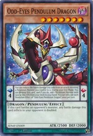 Odd-Eyes Pendulum Dragon (SDMP-EN009) - Structure Deck: Master of Pendulum 1st Edition