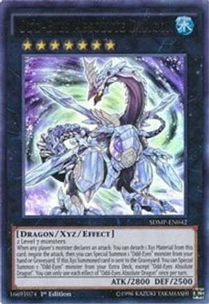 Odd-Eyes Absolute Dragon (SDMP-EN042) - Structure Deck: Master of Pendulum 1st Edition