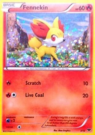 Fennekin - 3/12 3/12 - McDonalds Promos 2014 Holofoil