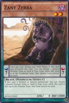 Zany Zebra (BOSH-EN042) - Breakers of Shadow Unlimited