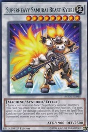 Superheavy Samurai Beast Kyubi (BOSH-EN048) - Breakers of Shadow 1st Edition