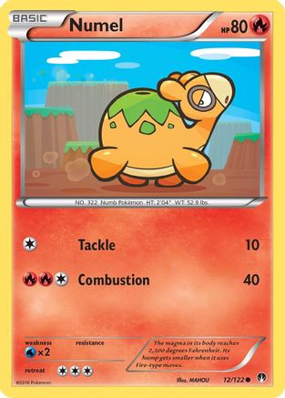 Numel 12/122 - XY  BREAKpoint Reverse Holofoil