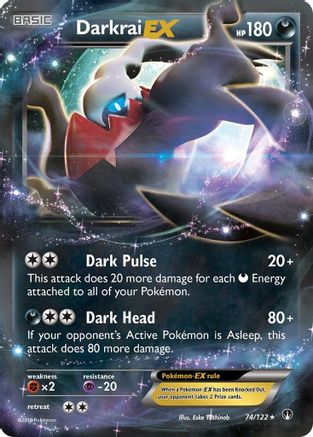 Darkrai EX 74/122 - XY  BREAKpoint Holofoil