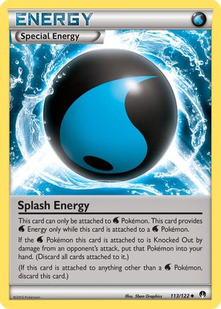 Splash Energy 113/122 - BREAKpoint Reverse Holofoil