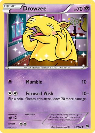 Drowzee 50/122 - XY  BREAKpoint Reverse Holofoil