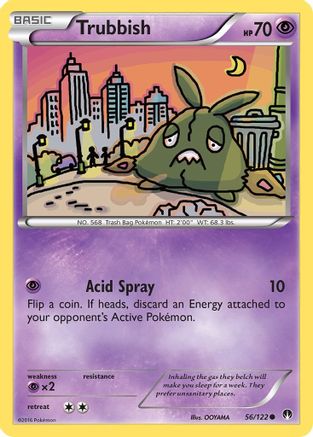 Trubbish 56/122 - XY  BREAKpoint Reverse Holofoil