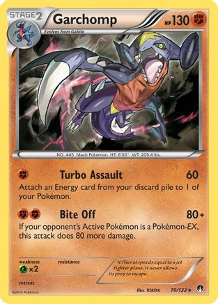 Garchomp 70/122 - BREAKpoint Reverse Holofoil