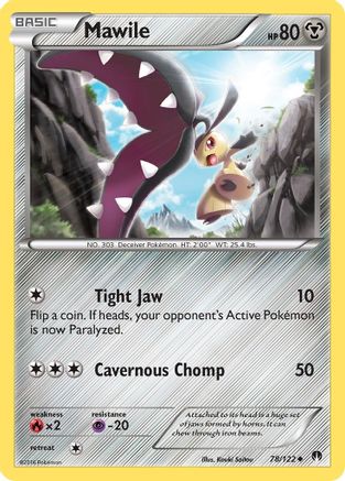 Mawile 78/122 - XY  BREAKpoint Reverse Holofoil