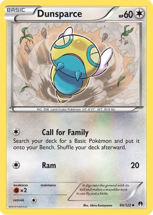 Dunsparce 90/122 - XY  BREAKpoint