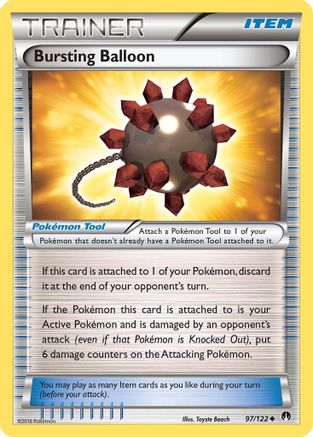 Bursting Balloon 97/122 - XY  BREAKpoint