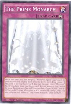 The Prime Monarch (SR01-EN034) - Structure Deck: Emperor of Darkness 1st Edition