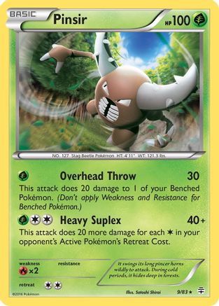 Pinsir 9/83 - Generations Reverse Holofoil