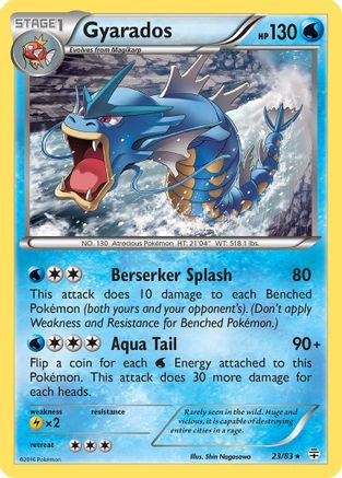 Gyarados 23/83 - Generations Reverse Holofoil