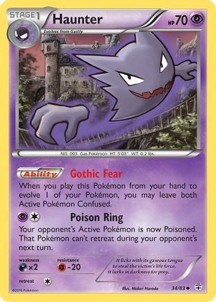 Haunter 34/83 - Generations Reverse Holofoil