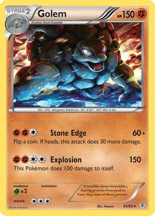 Golem 45/83 - Generations Holofoil