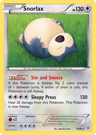 Snorlax 58/83 - Generations