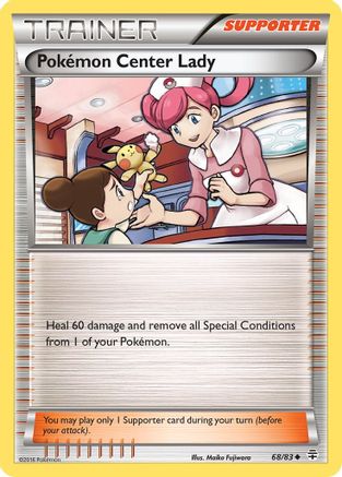 Pokemon Center Lady 68/83 - Generations