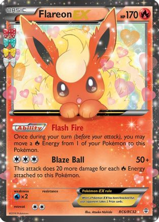 Flareon-EX RC6/83 - Generations Holofoil