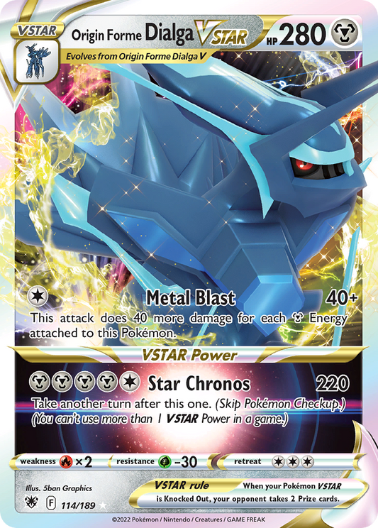 Origin Forme Dialga VSTAR 114/189 - Astral Radiance Holofoil