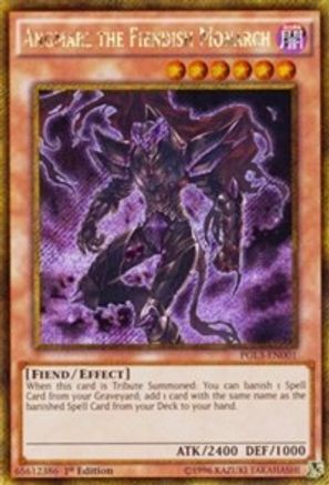 Angmarl the Fiendish Monarch - PGL3-EN001 - Premium Gold: Infinite Gold 1st Edition
