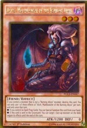 Alich, Malebranche of the Burning Abyss - PGL3-EN047 - Premium Gold: Infinite Gold 1st Edition