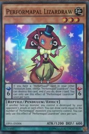 Performapal Lizardraw (OP01-EN006) - OTS Tournament Pack 1 Unlimited