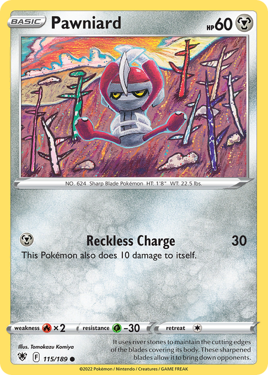 Pawniard 115/189 - SWSH10 Astral Radiance Reverse Holofoil
