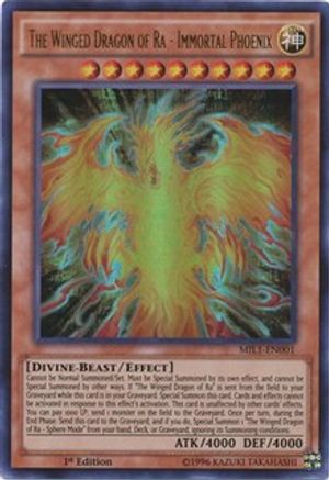 The Winged Dragon of Ra - Immortal Phoenix (MIL1-EN001) - Millennium Pack 1st Edition