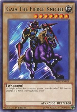 Gaia The Fierce Knight - MIL1-EN025 - Millennium Pack 1st Edition