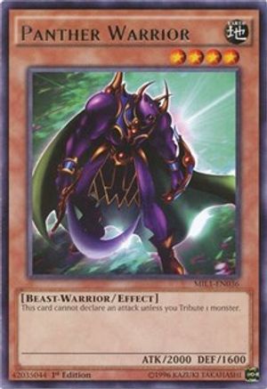 Panther Warrior (MIL1-EN036) - Millennium Pack 1st Edition