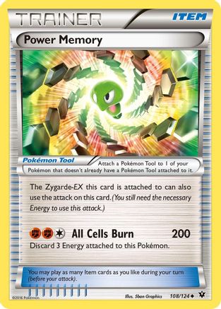 Power Memory 108/124 - Fates Collide Reverse Holofoil