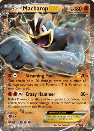 Machamp-EX XY108/211 - XY Black Star Promos Holofoil