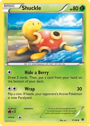 Shuckle 1/124 - XY  Fates Collide
