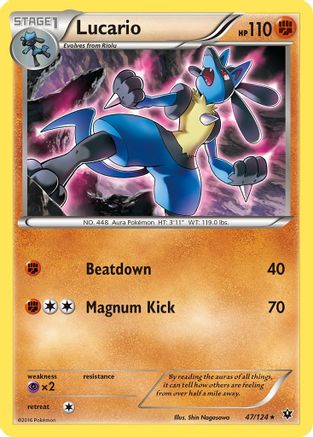 Lucario 47/124 - Fates Collide