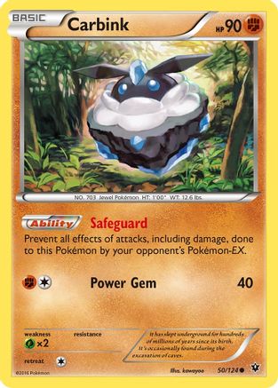 Carbink (50) 50/124 - XY  Fates Collide