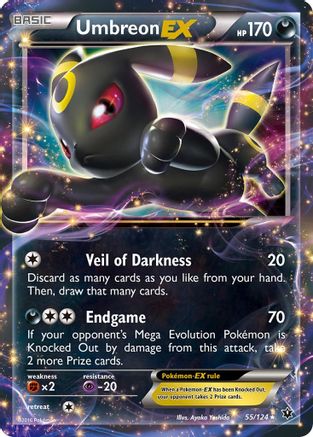 Umbreon-EX 55/124 - Fates Collide Holofoil