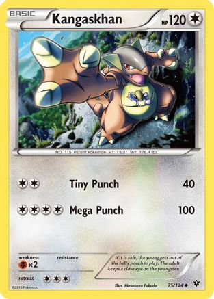 Kangaskhan 75/124 - XY  Fates Collide