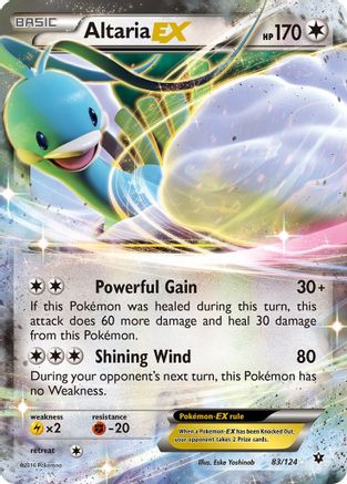 Altaria-EX 83/124 - Fates Collide Holofoil