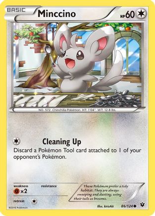 Minccino (86) 86/124 - XY  Fates Collide