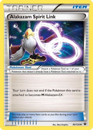 Alakazam Spirit Link - 90/124 - XY  Fates Collide