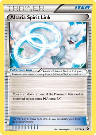 Altaria Spirit Link 91/124 - XY  Fates Collide Reverse Holofoil