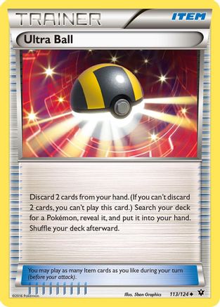 Ultra Ball 113/124 - XY  Fates Collide