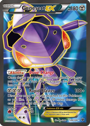 Genesect EX (Full Art) 120/124 - Fates Collide Holofoil